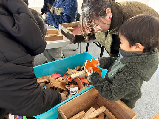 〈開催レポート〉1/17(金)・18(土)「まつばランタン フェスティバル」にワークショップのブースを出展しました！